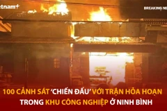 Bản tin 60s: 100 cảnh sát "chiến đấu" với trận hỏa hoạn trong khu công nghiệp