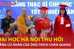 Bản tin 60s: Đại học Hà Nội thu hồi bằng cử nhân của ông Vương Tấn Việt