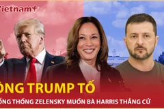 Ông Trump “tố” Tổng thống Zelensky muốn bà Harris thắng bầu cử Mỹ 2024