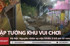 Ba cháu nhỏ bị vùi lấp thương tâm trong vụ sạt lở đất tại huyện Ba Vì