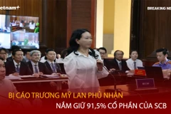 Bản tin 60s: Bị cáo Trương Mỹ Lan bật khóc, phủ nhận nắm giữ 91,5% cổ phần SCB
