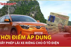 Bản tin 60s: Thời điểm áp dụng giấy phép lái xe riêng cho ô tô điện