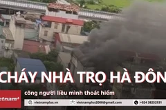 Liều mình thoát hiểm, 9 người thoát chết trong vụ cháy nhà trọ ở Hà Đông