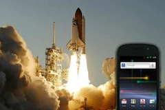 Nexus S đã theo tàu con thoi lên vũ trụ (Nguồn: androidtapp.com)