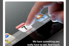 Hình ảnh trên thiếp mời dự sự kiện ra mắt mẫu iPad mới của Apple (Nguồn: Apple Inc.)