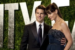 Tom Cruise và Katie Holmes ở buổi tiệc sau lễ trao giải Oscar (Nguồn: Getty Images)