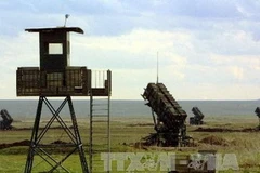 Hệ thống phòng thủ tên lửa Patriot tại sân bay quân sự Diyarbakir ở miền đông nam Thổ Nhĩ Kỳ ngày 11/3/2003. (Ảnh tư liệu: AFP/ TTXVN)