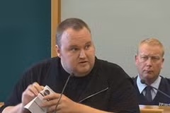 Kim Dotcom trước tòa (Nguồn: 3news.co.nz)