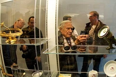 Hiện vật về con tàu Titanic được trưng bày (Nguồn: AFP)