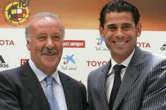 Del Bosque và Hierro cùng bị "đá" khỏi Real Madrid năm 2003 (Nguồn: futbolreal.com)