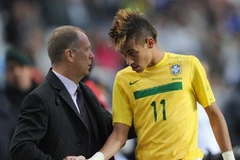Huấn luyện viên Mano Menezes của Brazil và tiền đạo Neymar (Nguồn: Getty)
