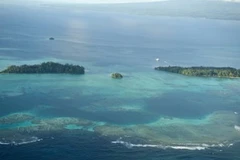 Một số đảo thuộc chuỗi đảo Solomon nhìn từ trên cao (Nguồn: AFP)