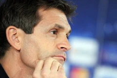 Huấn luyện viên Vilanova từng phẫu thuật cắt bỏ khôi u cách đây 1 năm (Nguồn: AFP)