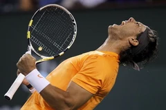 Nadal đã phải khá vất vả mới vượt qua được Karlovic (Nguồn: AP)
