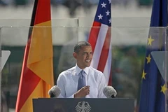 Obama kêu gọi Nga cắt giảm vũ khí trong bài phát biểu tại Berlin (Nguồn: AP)
