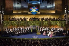 Quang cảnh lễ trao giải Nobel thường niên (Nguồn: Getty Images)