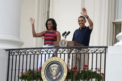 Vợ chồng Tổng thống Mỹ Barack Obama (Nguồn: Huffington Post)