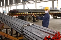 Thép cũng là một trong những mặt hàng có lượng tồn kho nhiều. (Nguồn: TTXVN).