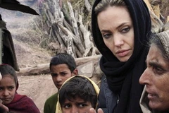 Nữ diễn viên Mỹ Angeline Jolie là đại sứ thiện chí của UNHCR (Nguồn: CNN)