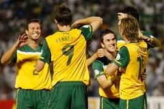 Australia ăn mừng chiến thắng (Nguồn: Reuters)