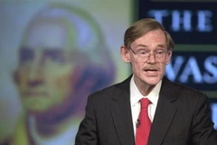 Ông Robert Zoellick phát biểu tại đại học George Washington (Nguồn: AP)