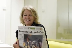 Tổng thư ký tòa soạn của IHT Alison Smale (Nguồn: AFP)