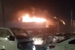 Hiện trường vụ cháy. (Nguồn: Arab News)