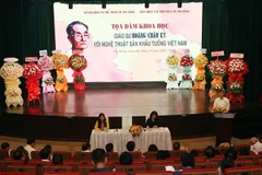 Quang cảnh buổi tọa đàm. (Ảnh: Trần Lê Lâm/TTXVN)