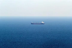 Tàu Aroyat hướng về cảng Chornomorsk của Ukraine ngày 16/9/2023. (Ảnh: AFP/TTXVN)