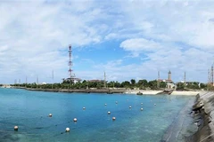 Một góc đảo Song Tử Tây. (Ảnh minh họa: Vũ Sinh/TTXVN)