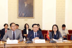 Chủ tịch Quốc hội Vương Đình Huệ phát biểu. (Ảnh: Doãn Tấn/TTXVN)