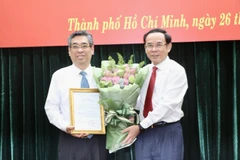 Ông Nguyễn Phước Lộc giữ chức Phó Bí thư Thành ủy TP.HCM. (Ảnh: Phương Hoa/TTXVN)