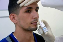 Vaccine ngừa COVID-19 dạng xịt Mambisa của Cuba. (Ảnh: CIGB/TTXVN)