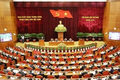 Toàn cảnh Hội nghị Trung ương 6, khóa XIII. (Ảnh: Trí Dũng/TTXVN)