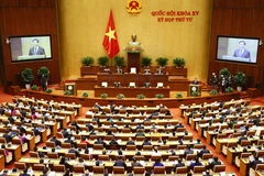 Quang cảnh phiên khai mạc kỳ họp. (Ảnh: TTXVN)