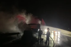 Hiện trường vụ cháy. (Nguồn: baobacgiang.com.vn)