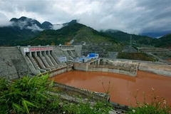 Toàn cảnh nhà máy Thủy điện Lai Châu. (Ảnh: Ngọc Hà/TTXVN)