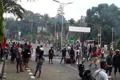 Người biểu tình tập trung tại Manokwari, Papua, Indonesia. (Ảnh: AFP/TTXVN)