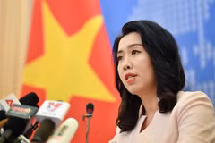 Người phát ngôn Bộ Ngoại giao Lê Thị Thu Hằng. (Ảnh: Lâm Khánh/TTXVN)