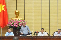 Phó Tổng Thanh tra Chính phủ Nguyễn Văn Thanh phát biểu. (Ảnh: TTXVN)