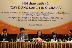 Các chuyên gia trong hội thảo tổ chức ngày 4/12 tại Hà Nội lo lắng, ASEAN đang mất phương hướng trong việc giải quyết các vấn đề tại biển Đông. (Ảnh: Doãn Đức/Vietnam+)