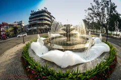 [Photo] Ngắm Hà Nội yên bình trong nắng sớm buổi sáng đầu năm