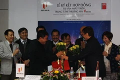 Quang cảnh lễ ký kết. (Ảnh: CTV)