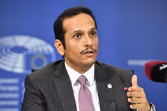 Ngoại trưởng Qatar Sheikh Mohammed bin Abdulrahman bin Jassim Al-Thani. (Nguồn:AFP/TTXVN)