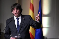 Cựu Thủ hiến vùng Catalonia Carles Puigdemont. (Nguồn: AFP/TTXVN)