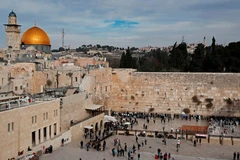 Khu vực Bức tường phía Tây. (Nguồn: AFP)