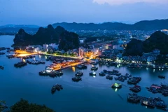 Một góc huyện đảo Vân Đồn. (Ảnh: Minh Đức/TTXVN)