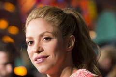 Nữ ca sỹ Shakira trong một sự kiện tại Hollywood, California. (Nguồn: AFP/TTXVN)