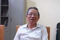 Giáo sư Nguyễn Minh Thuyết, Tổng chủ biên bộ sách Cánh Diều (Ảnh: PM/Vietnam+)