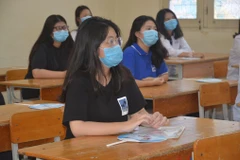 Thí sinh dự thi Tốt nghiệp Trung học phổ thông. (Ảnh: PV/Vietnam+)